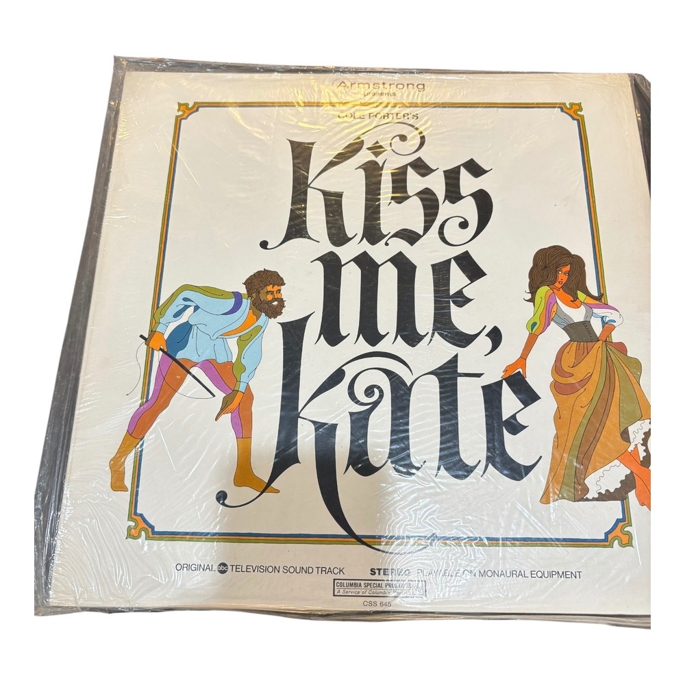 Cole Porters Kiss Me Kate Original Television Sound Track Vinyl‎ Record LP